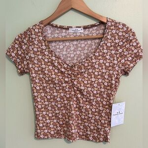NWT Rebellious Dreamer Floral Shirt